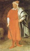 Diego Velazquez The Buffoon Don Cristobal de Castaneda y Pernia (Barbarroja) (df01) oil painting artist